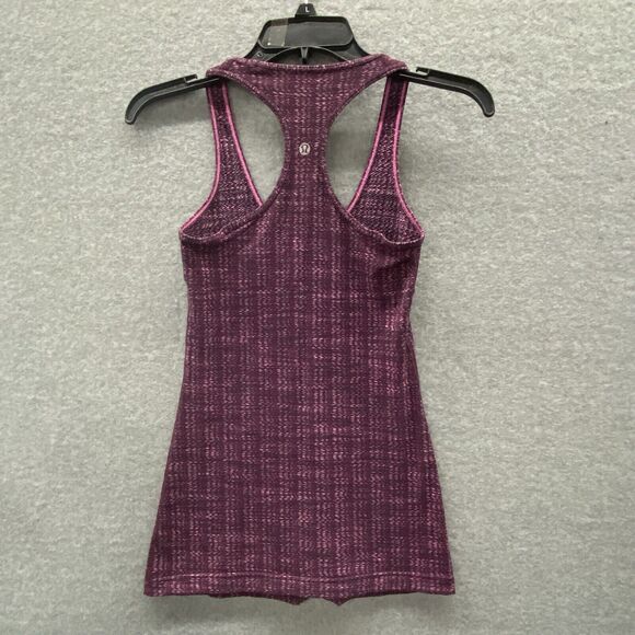 LULULEMON Cool Racerback Tank Top ZIGGY WEE AUGUST GLO Purple/Pink Size Small - Picture 1 of 5